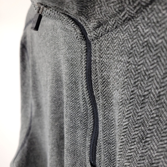Under Armour Mens Activewear 1/4 Zip Up Herringbone Pullover Sweater Size L - Picture 5 of 11